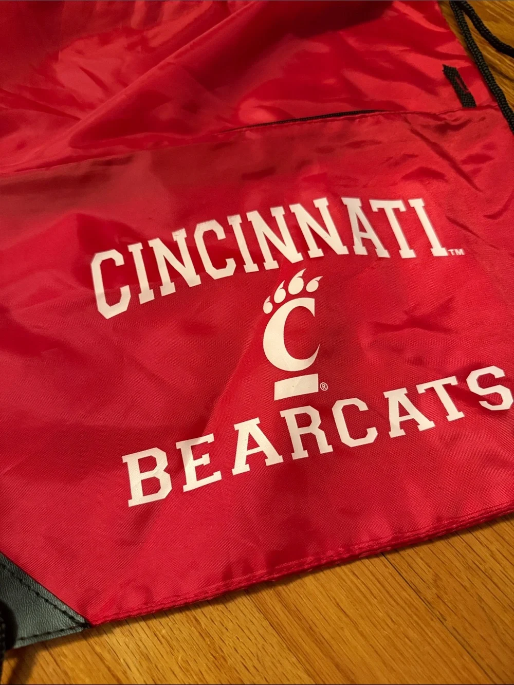 Cincinnati Bearcats Red Drawstring Gym Bag